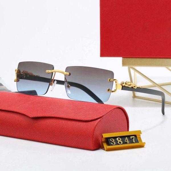 

New Fashion 2024 Designer Sunglasses Top Look Luxury Rectangle Sunglasses for Women Men Vintage Square Shades Thick Frame Nude Sunnies Unisex Sunglasses with Box