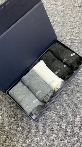 

Designer Mens Womens Socks Five Pair Luxe Sports Winter Mesh Letter Printed Sock Embroidery Cotton Man Woman With Box, A2