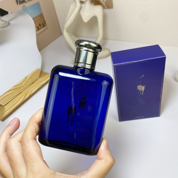 

High Quality Perfumes Fragrances for Man Paul Polo Men's Perfume 125ml Dark Blue Gradient Perfume Amazing Smell Portable Spray Incense Anti-perspirant Deodorant