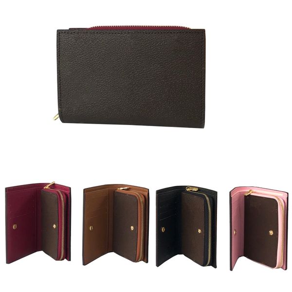 

New Original Luxury Designers Wallets Purses Fashion ZIPPY Wallet Classic Zipper Pocket Bag Zip coin Purse with box free ship, Black