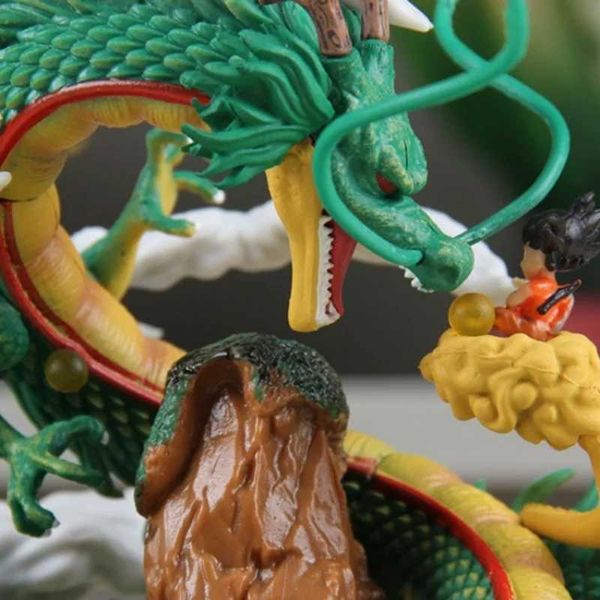 

Toy Figures 20cm Z Anime Shenron Kata Cactus And Little Goku Action Figure Reduced Statue Model Collectible Decor Toys, Orange
