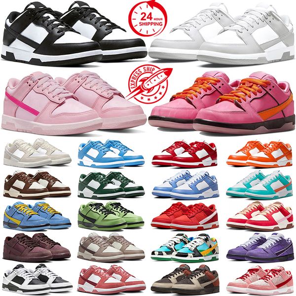 

designer low running shoes men women Panda Grey Fog Triple Pink Orange Valentines Day White Blue Brown Photon Dust GAI mens trainers sport sneakers size 36-47, #6