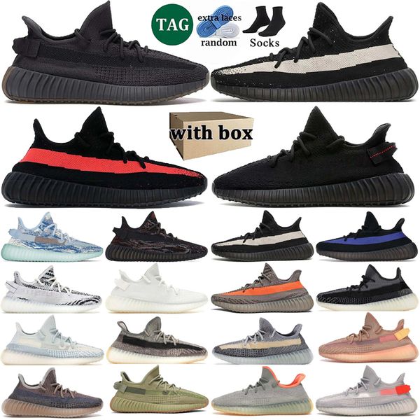 

With box Designer Shoes Sneakers Running Shoes Black Bred White red Mens Ash Stone Womens Sneakers Shoes 36-47, Color 5