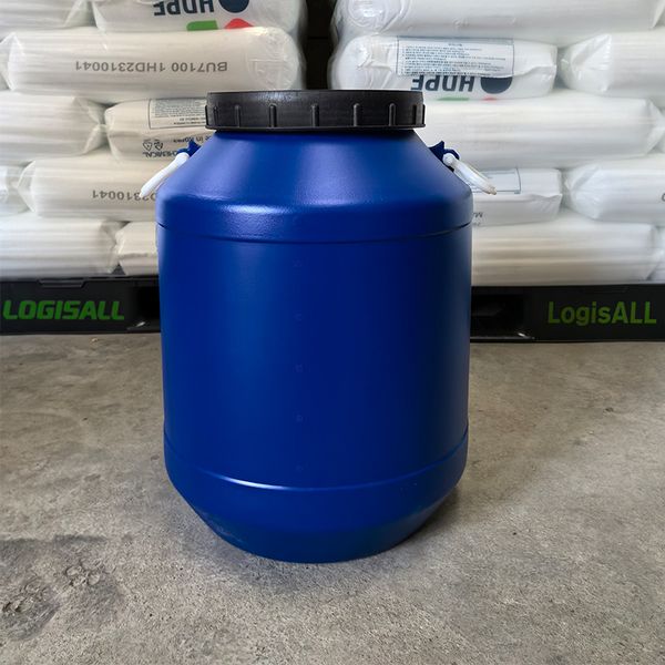 

plastic bucket 50L blue chemical bucket circular large mouth plastic bucket