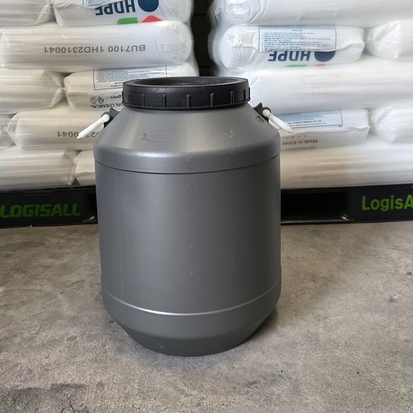 

plastic bucket 50L gray chemical bucket circular large mouth plastic bucket