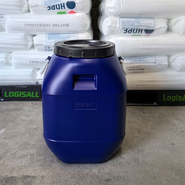 

plastic bucket 50L blue chemical bucket square large mouth plastic bucket