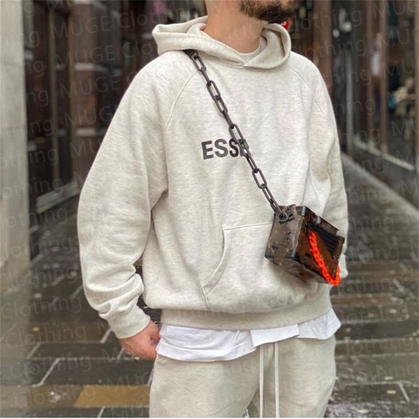 

hoodies for men 3D silicone letters Hoodies Hoody Printed Letter Pullover Couples Sweatshirts Jumpers Top Quality Hip Hop Essentialsweatshirts, #5 steel gray pants