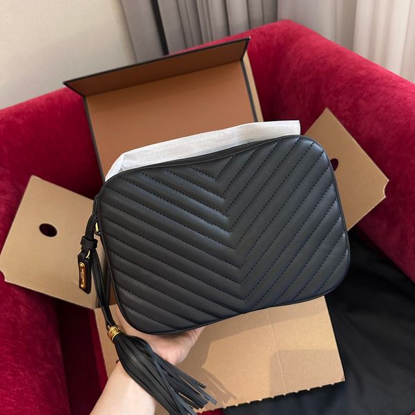 

Designer Lou Camera In Quilted Leather Shoulder Bag Women Crossbody Handbag High Quality Purses 210, Y5 black logo