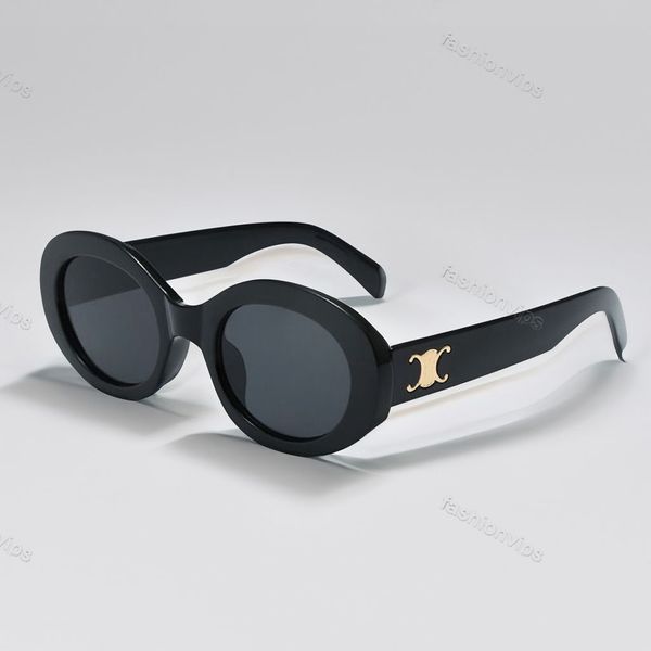 

Fashion Designer CEL Sunglasses 40238 Brand Mens and Womens Small Squeezed Frame Oval Glasses Premium UV 400 Polarized Rand Designer Outdoor Sports Sunglasses YACS