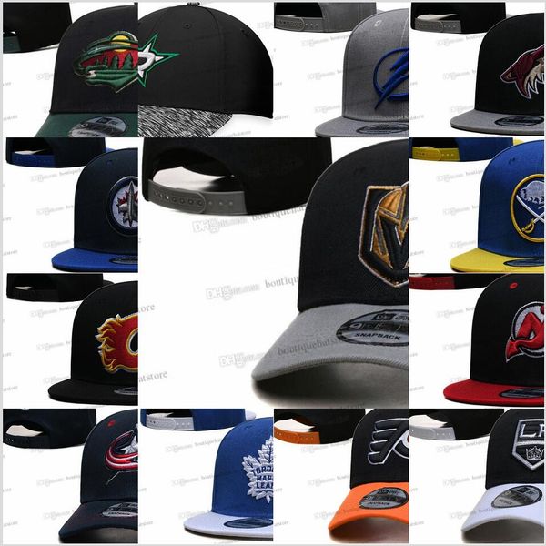 

Colors Mens Baseball Snapback Hats Classic Black Gold Color LAS V Hip Hop Mix All Teams Hockey Leather Brim Flat Sport Adjustable Caps Chapeau Good Quality AP8-04, White