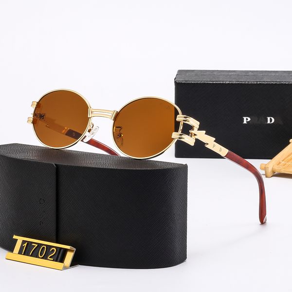 

PPDDA sunglasses oval frame miu Sunglasses designer Women's radiation resistant personality Men's retro glasses board High grade high appearance value