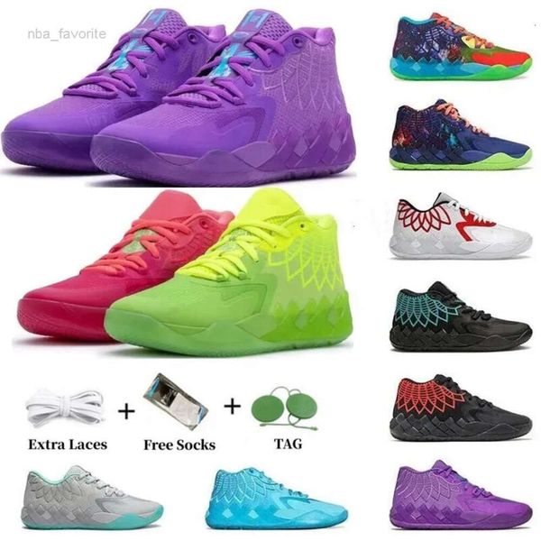 

Lamelo Ball 1 MB.01 Men Basketball Shoes Sneaker Black Blast Buzz LO UFO Not From Here Queen City Rick and Morty Rock Ridge Red Mens Trainers Sports Sneakers, Beige