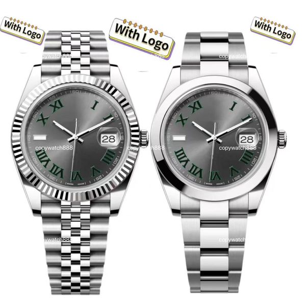 

Luxury Watches Men Datejust Designer Watches High Quality 41MM 36MM 31MM Women Watch Automatic Mechanical Wristwatches Classic Rome Dial Orologio D, Black