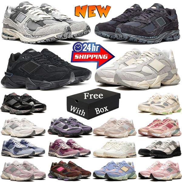 

with Box New 2002r 9060 Athletic Running Shoes Dhgate for Mens Womens Rain Cloud Quartz Grey Moon Daze Black Phantom Crystal Pink Sea Salt Men Trainers Sneakers, Brown