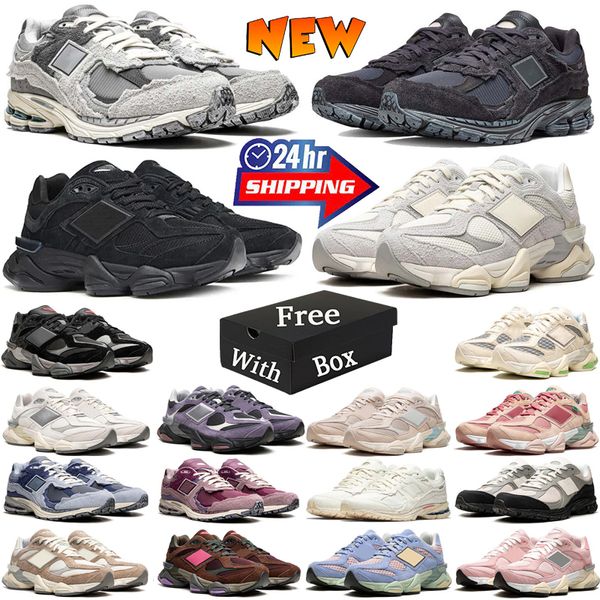 

with Box New 2002r 9060 Athletic Running Shoes Dhgate for Mens Womens Rain Cloud Quartz Grey Moon Daze Black Phantom Penny Cookie Pink Men Trainers Sneakers, #18 mineral red truffle