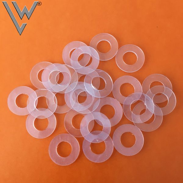 

specially made plastic gasket, white transparent nylon screw gasket, hard PVC gasket, gasket size complete