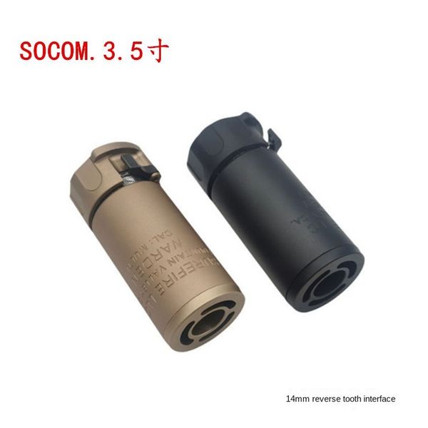 

3.5-inch SOCOM steel 14mm reverse tooth fire cap quick release and expansion SUREFIRE WARDEN reprint
