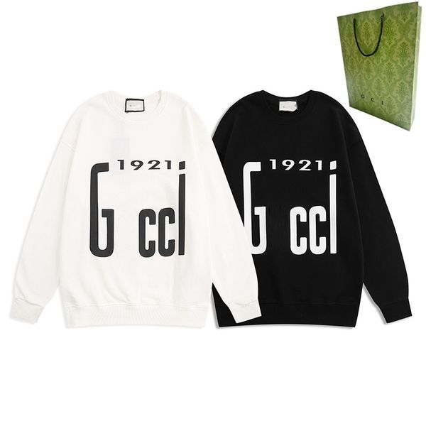 

New Designer Printing Crewneck Warm Men Women Fashion Street Pullover Sweatshirt Loose Hoodie Couple Top Reflective Size S-3XL, A2