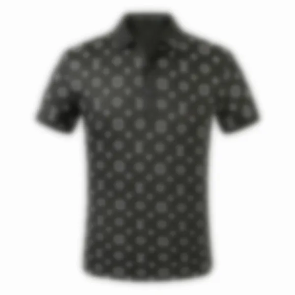 

polos T-shirt short sleeve designer summer 2024 new mens polo shirt high-end casual fashion men's stitching lapel sleeve 100% cotton, #1