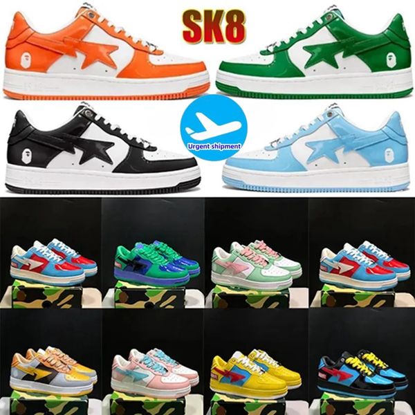 

Shoes Designer Designer for Stases Womens Black White Baby Blue Orange Camo Green Pastel Pink Nostalgic Grey Mens Outdoor Fashion Trainers, Red