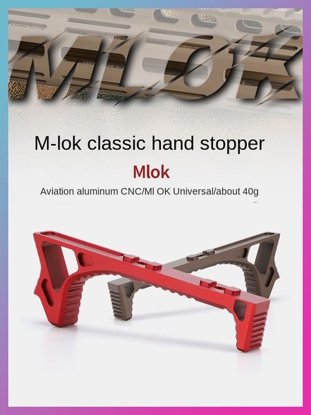 

designer M4 Hand Blocker Half Metal MLOK Universal 20mm SLR Precision Strike Sijun Sports Modification Accessories 65