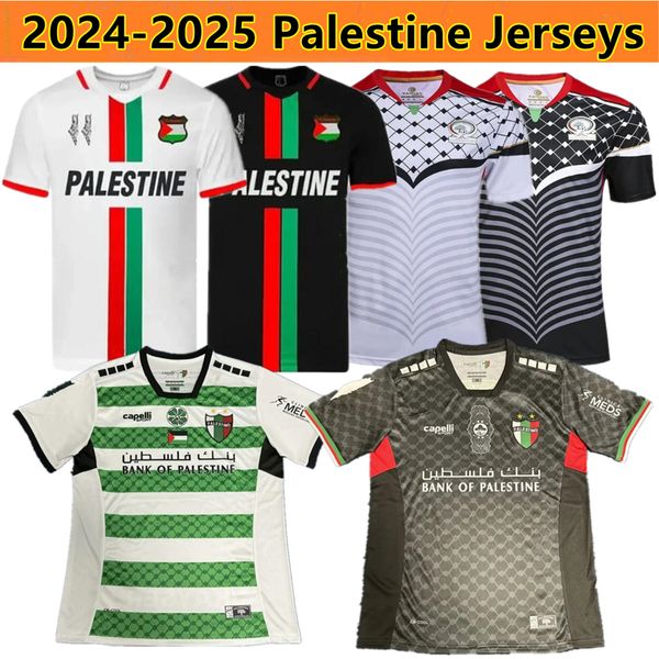 

2024 2025 CD Palestino Soccer Jerseys Chile CARRASCO CORNEJO SALAS DAVILA FARIAS home away 24 25 Palestine football shirt, White-1