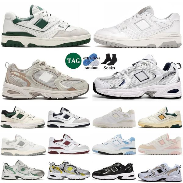

New 550 530 Designer Shoes White Green grey Green Yellow Navy Blue Burgundy Platinum Sneakers mens Outdoor Shoes sport Trainer size 36-45, Color 7