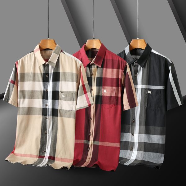 

designer classic men polo burb shirt summer men shirts luxury brand polo shirt business casual tee shirts man tops, #2