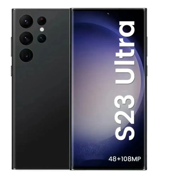 

S23 Super 5G Smartphone 4G LTE Eight Core 6GB 6.8-inch Perforated Full Screen Fingerprint Facial Recognition Code 13MP Camera GPS 1TB 256GB 64GB