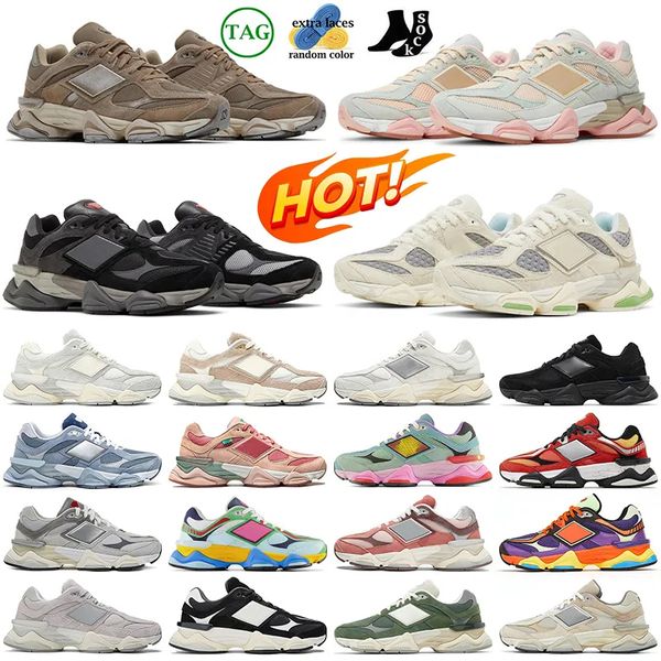 

new 9060 designer shoes for men women sneakers Bricks Wood Triple Black Castlerock Mushroom Sea Salt White pink Shower Blue mens womens outdoor sports trainers, Item#27