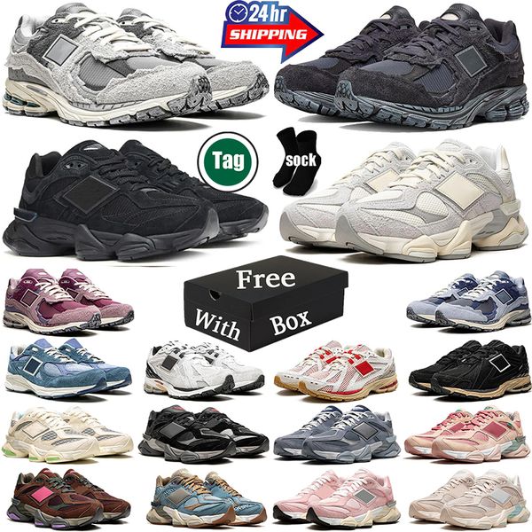 

Designer With Box new balanace 2002r 9060 running shoes for mens womens Rain Cloud Quartz Grey Moon Daze Black Phantom Protection 990 trainers sneakers luxury, Clear