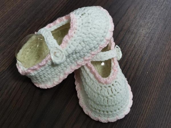 

First Walkers Special Price Handmade Crochet Baby Sandals Spring Autumn Girls Shoes 11cm, Brown