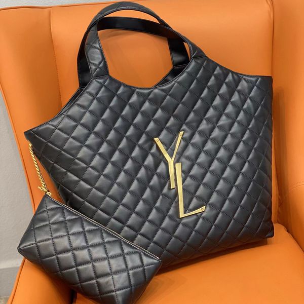 

Luxury Bag Designer Bag Icare Maxi Tote Bag Women's Handbag Large Designer Luxury Leather Shoulder Bag Tote Shopping Bag Beach Bag Wallet Handbag Bag, #5 baby blue
