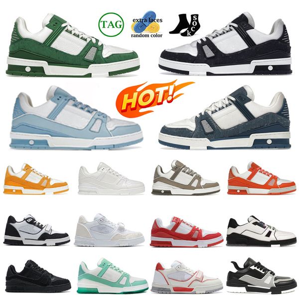 

trainer sneaker casual shoes for men women designer platform sneakers black white brown green mens womens outdoor sports trainers 36-45, Item#10