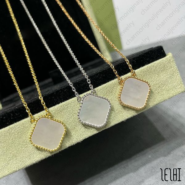 

Pendant Necklace Gold Unique Pendants Necklace Clover Stacking Necklaces Chain With Pendant Cheap Gold Chains Link Links Valentine'S Day Jewelry Womens Designer