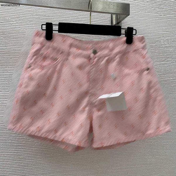 

Brand Shorts Designer Pants Women Shorts Spring Womens Fashion LOGO Jeans Pants Geometry Pattern Printing Denim Jean Mar 23, #2-pink
