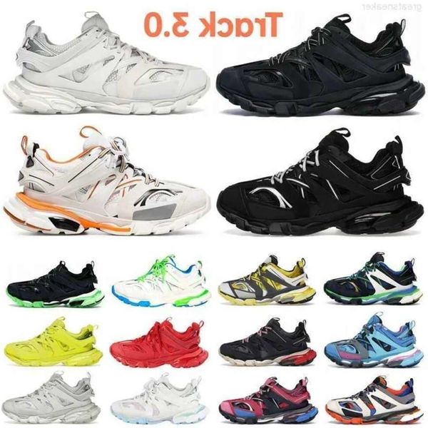 

Factory direct sale 2024 New Fashion Womens Shoes Track 3.0 Luxury Trainers Triple s Black White Pink Blue Orange Yellow Green Tess.s. Gomma t for Man Drop Shipping, Color 13