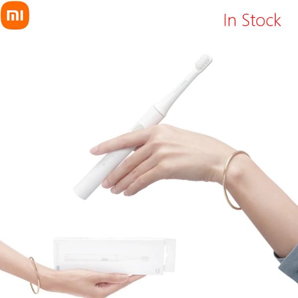 

Control in Stock Xiaomi Mijia T100 Mi Smart Electric Toothbrush 30 Day Last Hine 46g Twospeed Cleaning Mode for Family Best Gift He Cleang