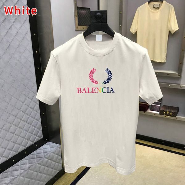 

Summer new Men's T-Shirts short-sleeved plaid printing letter printing designer youth trend large size, #9