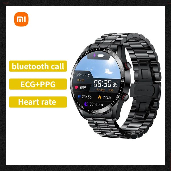 

Xiaomi Watches Smart Watch ECG+PPG Bluetooth Call Waterproof Smartwatch Heart Rate Monitoring Fiess Tracker Stainless Steel Strap watch