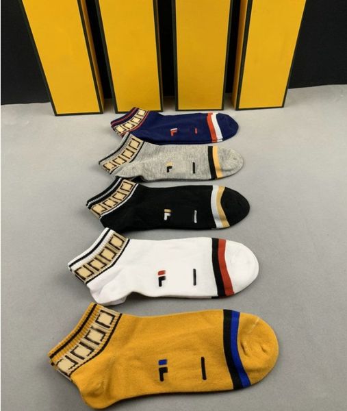 

Socks Mens Womens Fashion stocking Sport cotton embroidery trend Hip Hop cotton 5 pairs box men's stockings NMBIUFGIYF, Clear