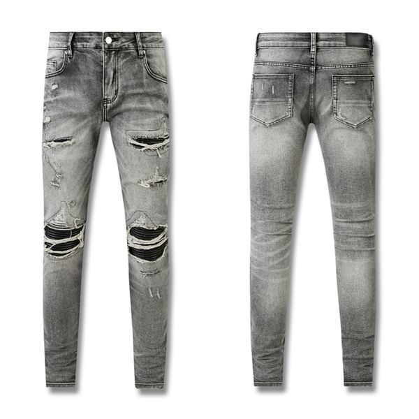 Fashion Men's Ripped Distressed Jeans Fashion Denim Pants #601
