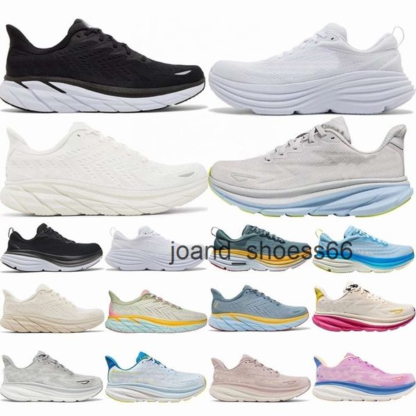 

2024 clifton 9 8 Bondi 8 womens running shoes casual brown White Black Coastal Sky Vibrant Orange Shifting Sand Airy mens trainers sneakers big size 13 47 46, Deep blue