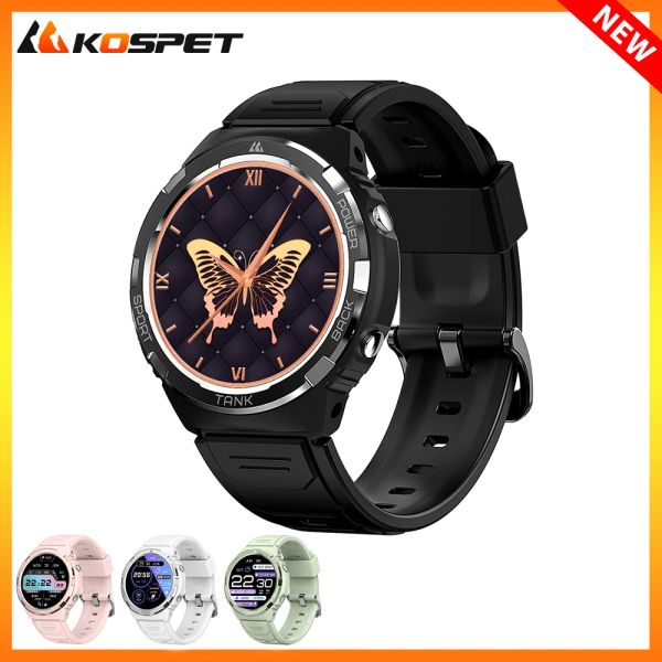 

KOSPET Watches TANK S1 Bluetooth Answer Smart Watch Women 5ATM&IP69K Waterproof Men Dial Call Smartwatch for Android Ios Phone watch