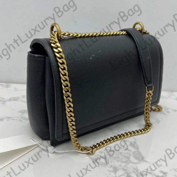 

1: 1 Mirror Top Leather Designer Fashion Bag Black Casual Shoulder Bag Head Layer Cowhide Litchi Pattern New Style burchbag