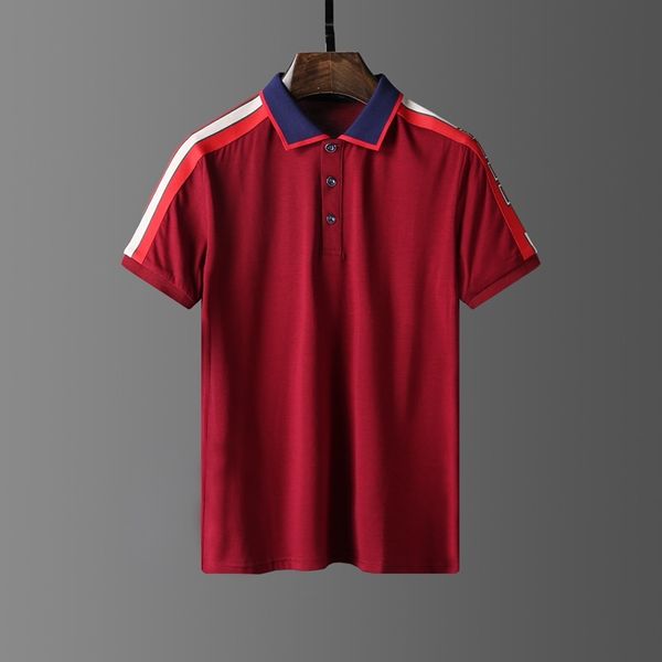 

2024 Designer Polo Shirts Men Luxury Polos Casual Mens T Shirt Print Embroidery Fashion High Street Man Tee, #4