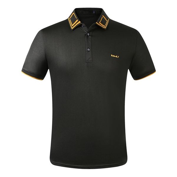 

Polo Shirt Men Short sleeve tee high quality Lapel Business Formal top Casual Embroidery Polos tShirt, #5