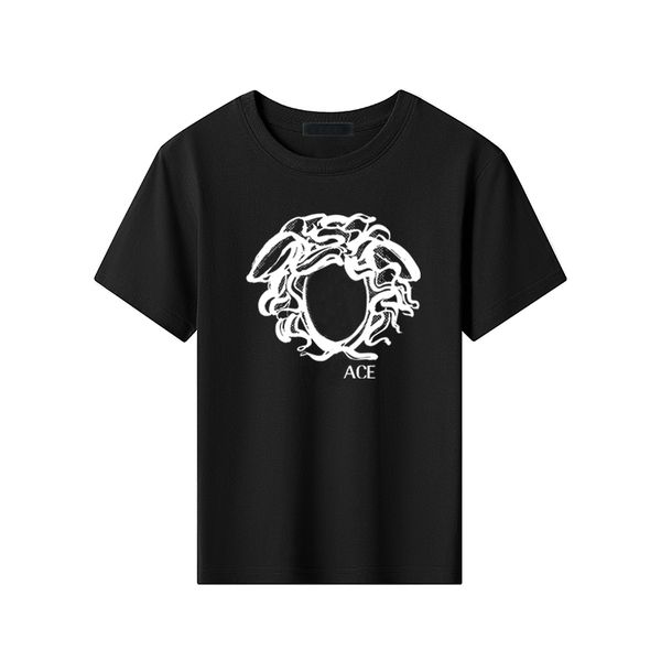 

Designer Babies Round Neck Tshirt Summer Fashion Shirt Breathable Cotton Short Sleeves Children Multiple Color Styles Tshirt SDLX Luck, Purple