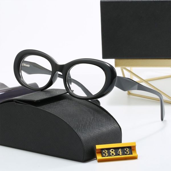 

Designer Sunglasses Oval Non-prescription Casual Transparent Glasses for Women Mens glass Eyeglasses