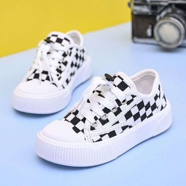 

Kids Sneakers Canvas Casual Toddler Shoes Running Children Youth Baby Sport Shoes Spring Boys Girls Kid Shoe Size 26-37 H54s#, Black